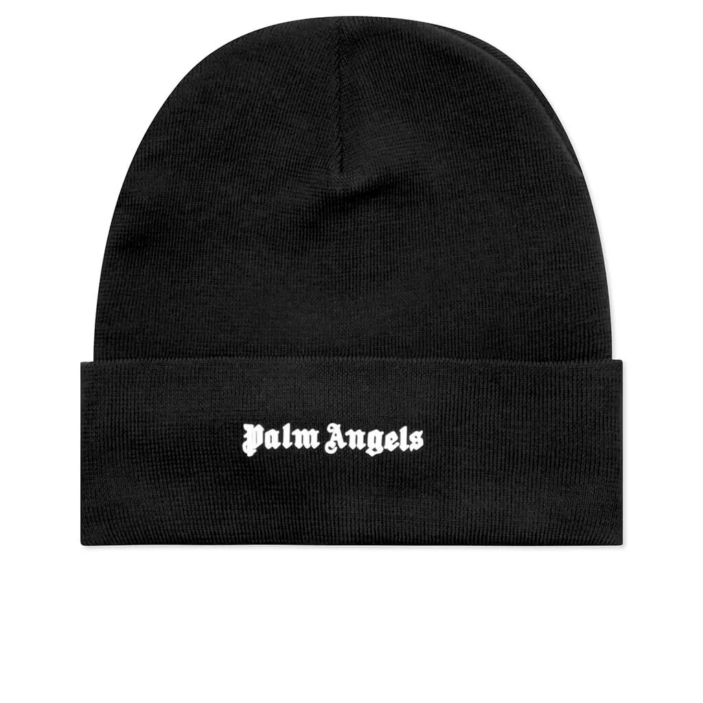 Classic Logo Beanie - Black/White